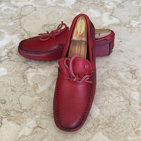 Harris Firenze Leather Driving Moccasins - Picture 2 of 16